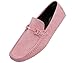 Amali Mens Casual Smooth Faux Leather Driving Shoes