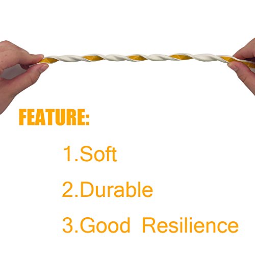33Ft window insulation kit - Weather stripping Window Doors Seal Strip Anti-collision D Type Foam Seal Strip Self Adhesive Rubber Foam Seal Strip Soundproofing Door Seals D model White - Thumbnail 3
