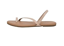 CUSHIONAIRE Women's Catalina toe ring Sandal with
