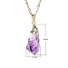 sedmart Irregular Handmade Amethyst Pendant Crystal Quartz Necklace Chakra Point Gemstone jewelry Mothers Day Gifts