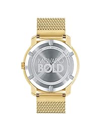 Movado 3600373 - Reloj de pulsera para mujer, diseño de lunares, color dorado