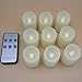 LAPROBING 9 Pcs Battery Operated LED Votive Tea Lights Candles Flameless Candles with Remote Control Extended Light Time Dimmable for Christmas Birthday Parties Weddings Decorations Christmas