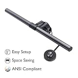 BenQ ScreenBar Plus e-Reading LED Monitor Lamp with Desktop Dial, Auto-Dimming and Hue Adjustment, No Screen Glare, Space Saving, Matte Black, USB Powered (ScreenBar Plus_Silver)