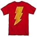 Popfunk Captain Marvel Shazam Lightning T Shirt & Stickers