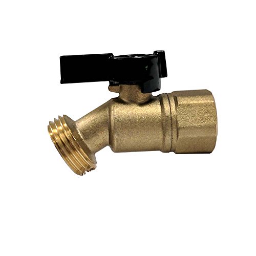 Libra Supply Heavy Duty 3/4'', 3/4 inch, 3/4-inch Quarter Turn Female Hose Bibb, FIP x GHT, (Pack of 5 pcs, click in for more size options), Commercial Grade Plumbing Supply