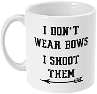 LIZNICE - Novelty Fun Bespoke Archery Shoot Like A Girl Hot Chocolate Tea Coffee Mug Gift Idea MUG 11oz