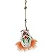 AMSCAN Creepy Carnival Hanging Clown Head Halloween Decorations and Props, For Indoor or Outdoor Use