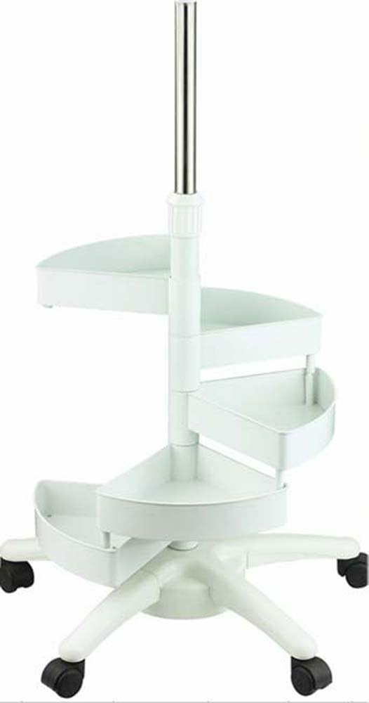 ToolUSA 30" High, Heavy Floor Stand With Sturdy Castor Wheels, For Magnifier Lamps With Trays: MG-28461