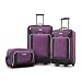 American Tourister Fieldbrook XLT Softside Luggage, Purple/Black, 3-Piece Set primary