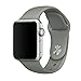 Zyra XMS36 Soft Silicone Strap Replacement I Watch Bands for Apple Sport, Series 3/2/1 - 38 mm - Concrete