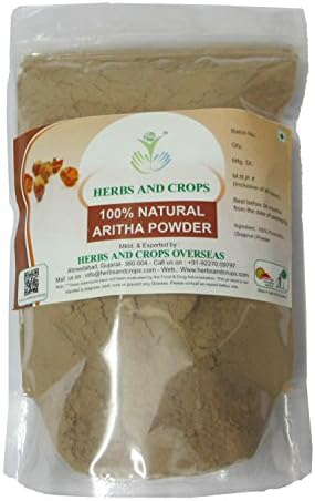 Herbs And Crops 100% Pure Natural Organically Grown Aritha Powder (227g / (1/2 lb) / 8 ounces)