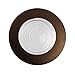 NICOR Lighting 6 inch Oil-Rubbed Bronze Recessed Shower Trim with Glass Fresnel Lens (17502OB)