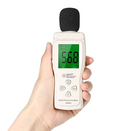 Smart Sensor AS804 Digital Sound Level Meter 30dB-130dB Handheld LCD Noise Tester DB Decibel Level Meter Stevlogs