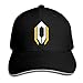 Mass Effect Cerberus Logo Men Contrast Baseball Cap Sandwich Peak Black