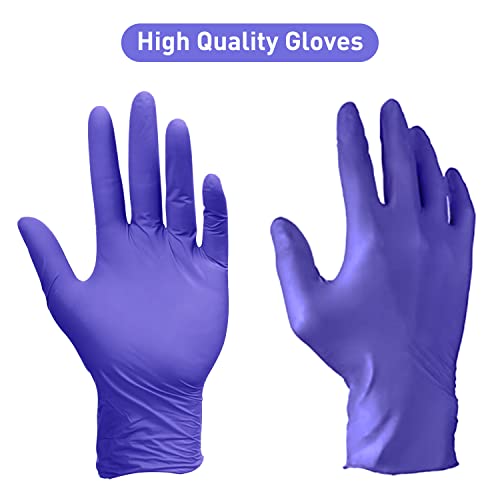 PEIPU Nitrile Gloves,Disposable Cleaning Gloves,(Medium, 50Count