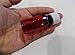 Lot of 6 Brand New Hard Round Travel Bottles 1 Ounce Amber RX Medicine Plastic Bottles w/Caps-Won't Crush Very Strong Wall and Strong Push-Down & Turn Caps. Perfect For Travel.