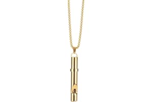 Rmt Whistle Pendant Necklace Whistle Emergency Survival Whistle for Camping Hiking Hunting Training