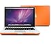 GMYLE Soft-Touch Frosted Hard Case for MacBook Pro 13 inch with CD-ROM (Model: A1278) - Orange