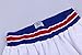 AFLGO Basketball Short Space for Jerseys S-XXL White (White, S)