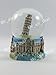 Vintage Snow Globe Water Art Glass Paper Weight Dome Holder 3D Resin Italy Souvenir Gift 001