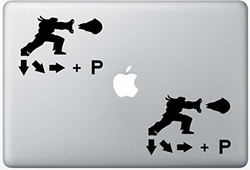 Street Fighter Ryu Hadouken LeporeDecals0578 Set Of Two (2x) , Decal , Sticker , Laptop , Ipad , Car , Truck