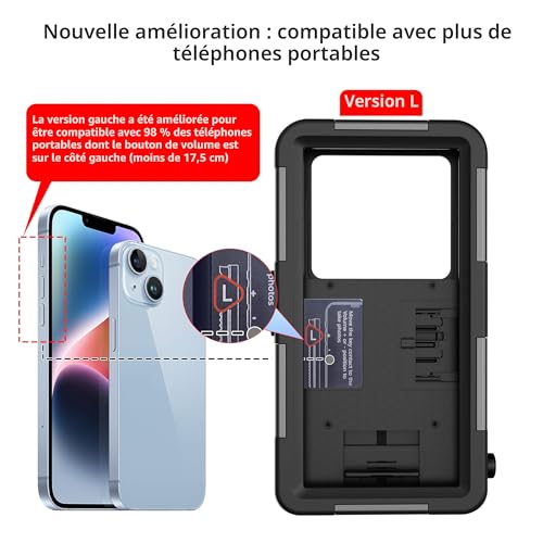 Professional Diving Phone Case Pouch Waterproof Smartphone IPX8 Pouch Waterproof Phone Case Cover Protective Case for iPhone 17 Air 16 17 Pro 16 17 Pro max 15 Pro 13 14 15 Pro Max