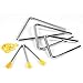 Freedi Musical Instruments Triangle 4''Angle Iron Preschool Music Triangle