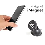 [Maker of iMagnet] The Original infiniapps Cradle-less Universal Car Phone Windshield Dashboard Mount Holder for iPhone X 8 7 Plus 6S 6 5s 5 SE, Galaxy S8 S7 S6 Edge, Note 8 5 4 2 and mini Tablets