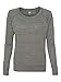 Alternative Women's Slouchy Pullover, Grey, Large
