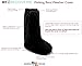 My Recovers Walking Brace Cover for Orthopedic Boot, Weather Cover in Black Waterproof Fabric, Made in USA, Tall Boot, Orthopedic Products Accessories (Medium)