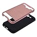 Galaxy J3 Emerge Case, Galaxy J3 Eclipse Case,J3 Prime Kmall [Shockproof] [Impact Protection] Hybrid Dual Layer Armor Defender Protective Case Cover for Samsung Galaxy Amp Prime 2 Rose Gold