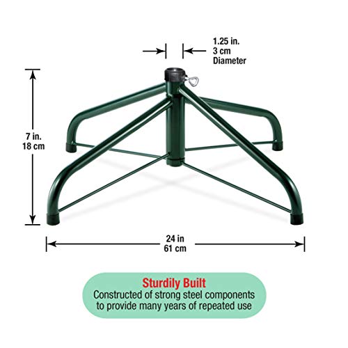 Christmas tree village corner stand diy display shelf wood budget101 step trees displays villages collapsible sleigh projects xmas choose cut National Tree Company Christmas Tree Stand Fits 1.25 Inch Pole Folding Stand-24, 729083320248 | eBay