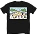 Peanuts Snoopy Road Abbey Road Parody Adult Black T-Shirt (Adult XX-Large)