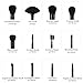 Tbestmax Makeup Brushes Premium Synthetic Foundation Powder Concealers Eye Shadows Makeup 12 Pcs Brush Set