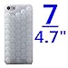 Case for iPhone 8,Funny Cute Pop Sound Popping Decompression Bubble Wrap Hybrid Silicone Puchi Puchi Hard Case Cover for Apple iPhone 8/7/iPhone SE 2020 (White)