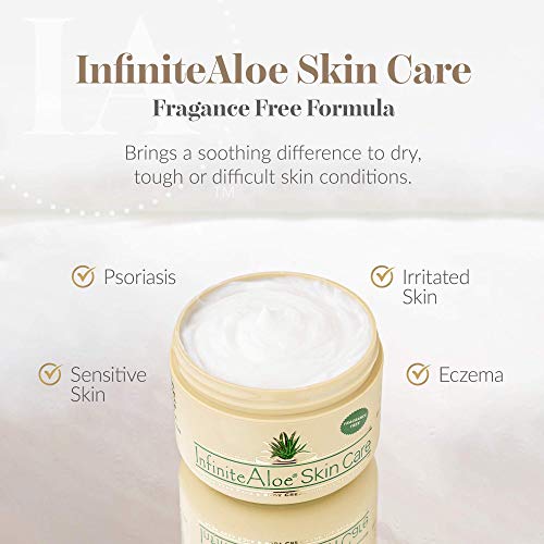Aloe Vera Body & Face Moisturizer – Fragrance-Free Face Cream, Body Cream, Hand Lotion for Dry Skin – 1 Large Jar (8 Oz… - Image 2