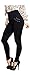Womens Tummy Control High Waisted Elegant Evening Leggings - 3 Pair Pack Gift Box Set, Black, Fits 0-12