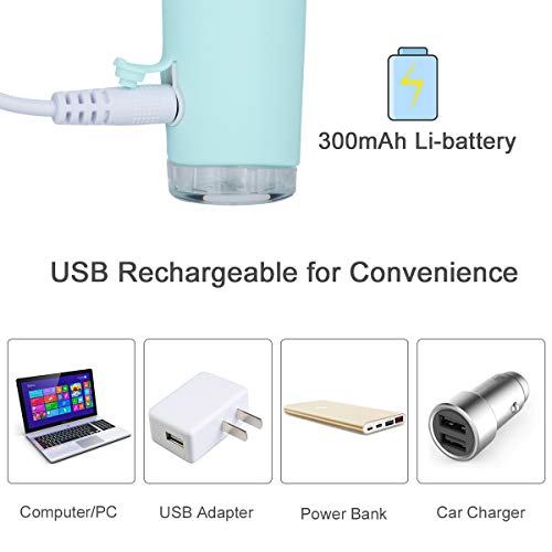Dental Tools Electric Dental Calculus Remover Tartar Remover for Teeth Cleaning Kit for Home Use(Blue) - Thumbnail 6