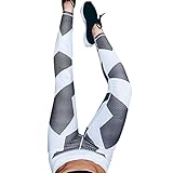 PHOTNO Women Yoga Fitness Leggings Running Gym Stretch Sports Pants Trousers