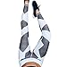 PHOTNO Women Yoga Fitness Leggings Running Gym Stretch Sports Pants Trousers (L, White)