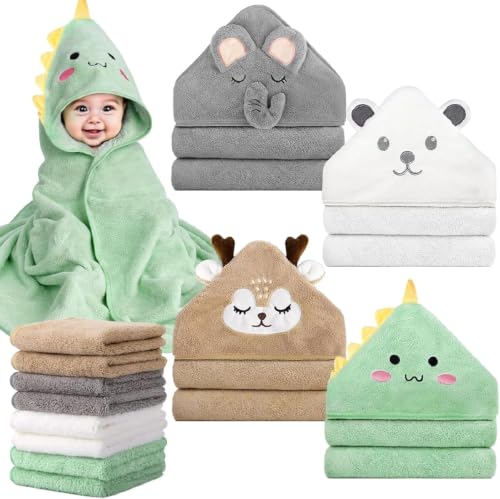 CandyHome Baby Bath Towels Set