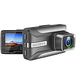 Dash Cam Front 1080P FHD, GOODTS Car Camera
