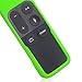 AKWOX Protective Case for Apple TV 4K / 4th Gen Remote - Light Weight [Anti Slip] Shock Proof Silicone Cover for Apple TV 4K Siri Remote Controller with Lanyard (Dark Green)