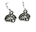 Safe Pewter Lateral View Brain Earrings