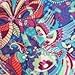 Conceited Premium Ultra Soft High Waisted Printed Leggings for Women - Paisley Wild Blue - Small/Medium (0-10)
