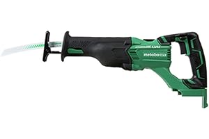 Metabo HPT Cordless Reciprocating Saw | Tool Only | No Battery | 3-Mode Selector W/Auto Mode | Tool-Less Blade Changing Syste