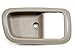 PT Auto Warehouse TO-2950G-2FR - Inside Interior Inner Door Handle Trim/Bezel, Gray (Charcoal) - Regular/Access Cab, Passenger Side Front (Replaces 69277-0C010-B1, 692770C010B1)