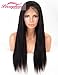 Persephone Light Yaki Straight 360 Lace Frontal Wig Pre Plucked with Baby Hair Virgin 360 Lace Wig Human Hair Brazilian Remy 360 Human Hair Wigs for Black Women 150 Density 14 Inch Natural Color