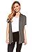 Red Hanger Womens Basic Short Sleeve Draped Open Front Cardigan In Solid Colors (Charcoal-L)