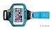 FLEXIFOIL Android and iPhone Case for Arm Cell Phone and iPod Protector Armband - Fitness Accessories for Crossfit Running Sports and Exercise - Men and Women's Neoprene Sportsband with Safety LEDs